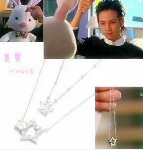 NWT LADY Korean SBS Drama TV Youre Beautiful Crystal Star Necklace