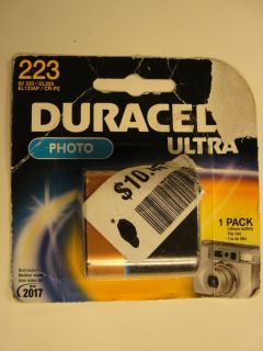Duracell Ultra Photo Camera 6V Lithium Battery 223 DL223 EL123AP CP P2