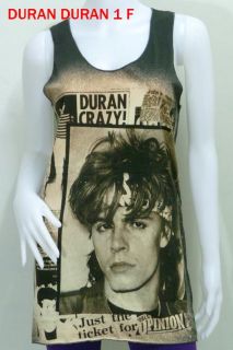 Duran Duran Woman Tank Top Free Size Bust Max 36 inches Metal Rock
