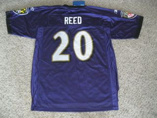 Ed Reed Baltimore Ravens EQT Replica Reebok Jersey New
