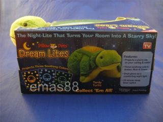 100 Official Dream Lites Tardy Turtle Pillow Pet NIB Fastshipping Seen