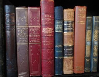INVESTMENT 40 Book Antique Leather & Premium Bound Library Lot+LIMITED