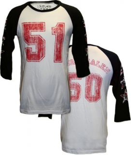 Eddie Van Halen Baseball 5150 Tee 3 4 Sleeve Shirt Size S