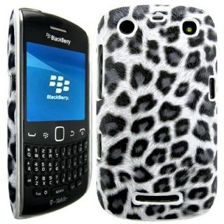 Leopard Hard Back Case Cover Pouch Shell for Blackberry Curve 9360