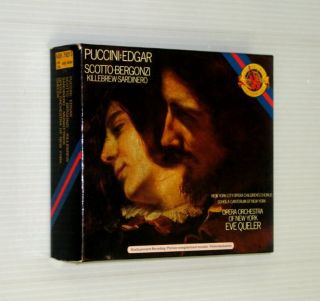 Puccini Edgar Scotto Bergonzi 2xCD Box Set Eve Queler