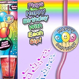  musical happy birthday drinking straw let everyone know what