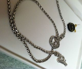  Chain with toggle close .925 Sterling Silver 18 long. EFFY Collection
