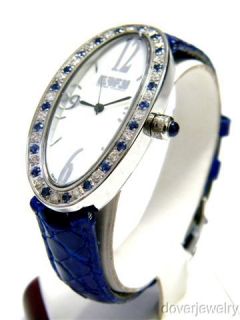 EFFY New York Diamond Stainless Steel Sapphire Ladies Watch NR