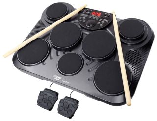  Electronic Pro Table Digital Drum Kit Top with 7 Pad 2 Pedals