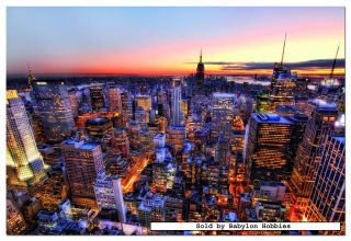 picture 1 of EDUCA 3000 pieces jigsaw puzzle: Sundown Manhattan New