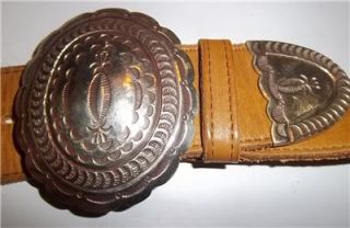   Conchos Leather Belt Catherine Dial Easley San Antonio TX