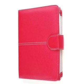 Red Leather Case Cover Skin for eBook Reader Kindle 3G