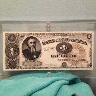 Stanton One Dollar Treasury Note Speciman Series Of 1890 RARE