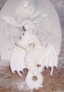 Flying Dragon Polymer Clay skulpey push mold