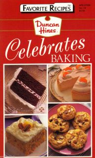 Duncan Hines Celebrates Baking 1990 VGC SC Cookbook OOP