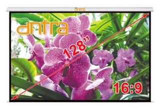 Antra 128 16 9 Electric Motorized Projector Projection Screen Remote