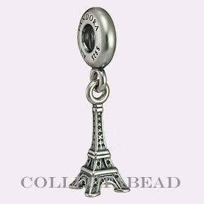 Authentic Pandora Sterling Silver Eiffel Tower Charm Bead