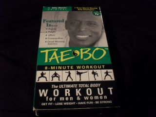 Tae Bo 8 Minute Workout Video VHS PAL A RARE Find