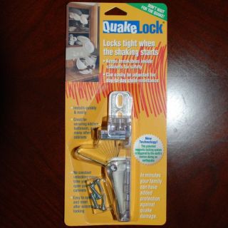 Earthquake Safety Child Resistant Cabinet Lock