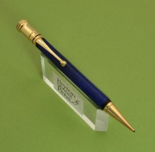 Parker Duofold Junior Mechanical Pencil Blue Lapis Excellent Working