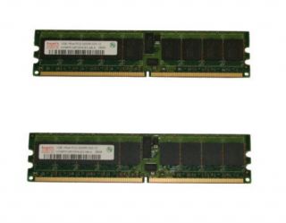 Dell 4GB 2x2GB PC2 3200R 400MHz DDR2 ECC Memory X1563