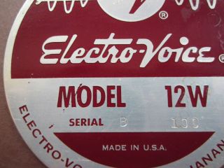  Electro Voice 12W Speaker