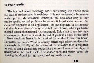 Elements of Mathematical Sociology by Murray Beauchamp