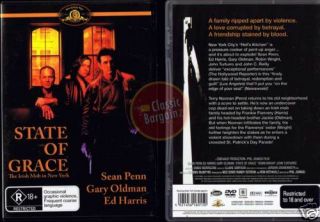 State of Grace Sean Penn Ed Harris Gary Oldman New DVD