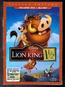 The Lion King 1 1 2 Blu Ray DVD 2012 2 Disc Set Special Edition Disney