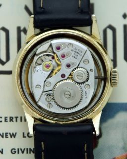  Gold Filled 1957 Chevron Lord Elgin Direct Read Jump Hour Watch