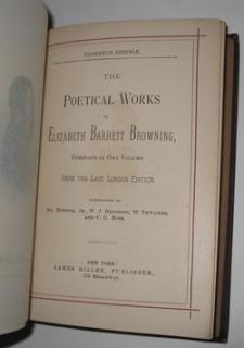 Elizabeth Barrett Brownings Poetical Works Poetry