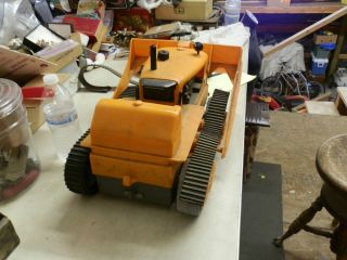 MARX A POWER DIESEL ALL PLASTIC BATTERY OPERATED GIANT DOZER