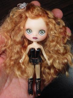 Dyan   OOAK custom Blythe mohair dressed doll repaint petite by Ellen