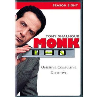 Monk The Complete Eighth Season 8 DVD 2012 4 Disc Set