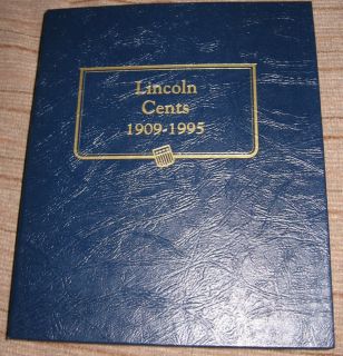 Lincoln cents pennies 1909 1995 Album with coins steel San Francisco D