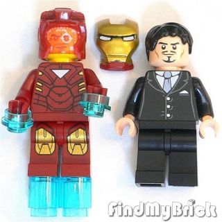  Heroes Iron Man Minifigure Custom Anthony Tony Edward Stark New