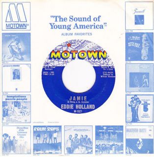 Eddie Holland Jamie RARE Northern Soul 45 Motown Hear