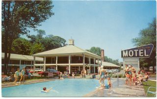 elmsford ny saw mill river motel new york postcard mailed no we carry