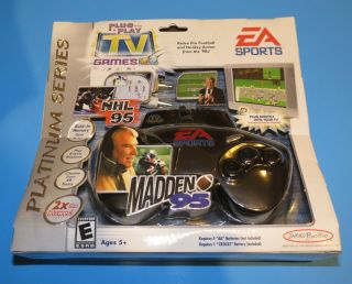 EA Sports Plug & Play TV Games Madden NHL 95 Platinum Series NEW Jakks