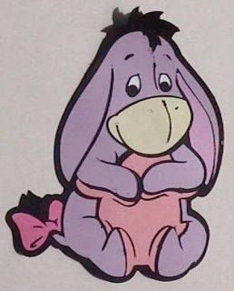 Disney Baby Eeyore Cut Out Hand Made Adorable Must C