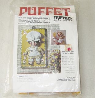 NEW Vintage Carousel Crafts Brand Puppet Friends BONNIE 862 Complete