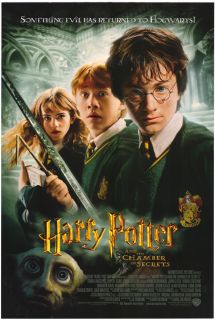 Harry Potter Chamber of Secrets Movie Poster Intl Ver