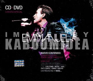 CD + DVD EMMANUEL Acustico En Vivo Mexican Edicion Especial NEW Bonus
