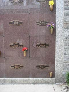 Person Mausoleum Cemetery Crypt MT Emblem Elmhurst IL