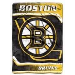 Boston Bruins Super Plush Rashel Throw by Northwest