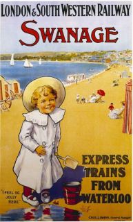 Ultimate 200 Vintage Railway Poster Print Disc Images Frame Craft Work