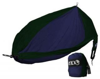 ENO Eagles Nest Outfitters Double Deluxe Hammock Navy Forest Green