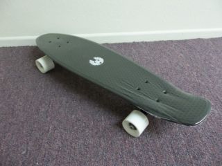  Penny Style Banana Board 28 Skateboard Mini Cruiser Black n White NEW