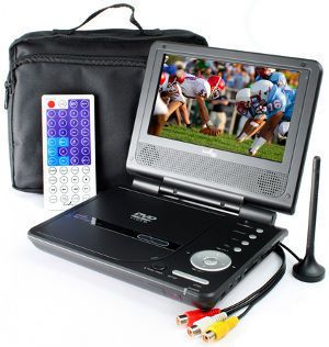 Envizen Digital ED8850B Duo Box Pro 7 Handheld Digital TV DVD Player