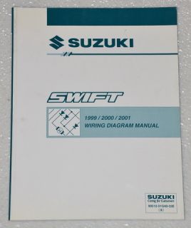  Swift Factory Electrical Wiring Diagrams Shop Manual GA GL